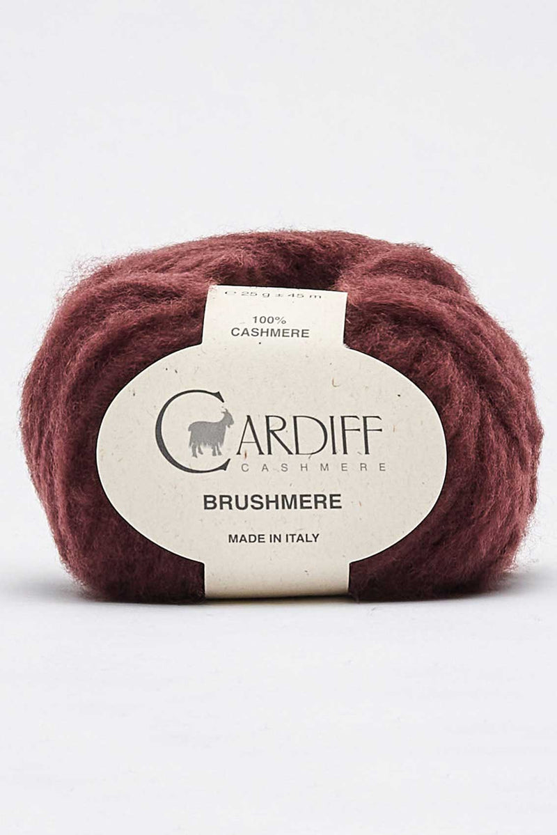 Brushmere farve 178 Vinrød