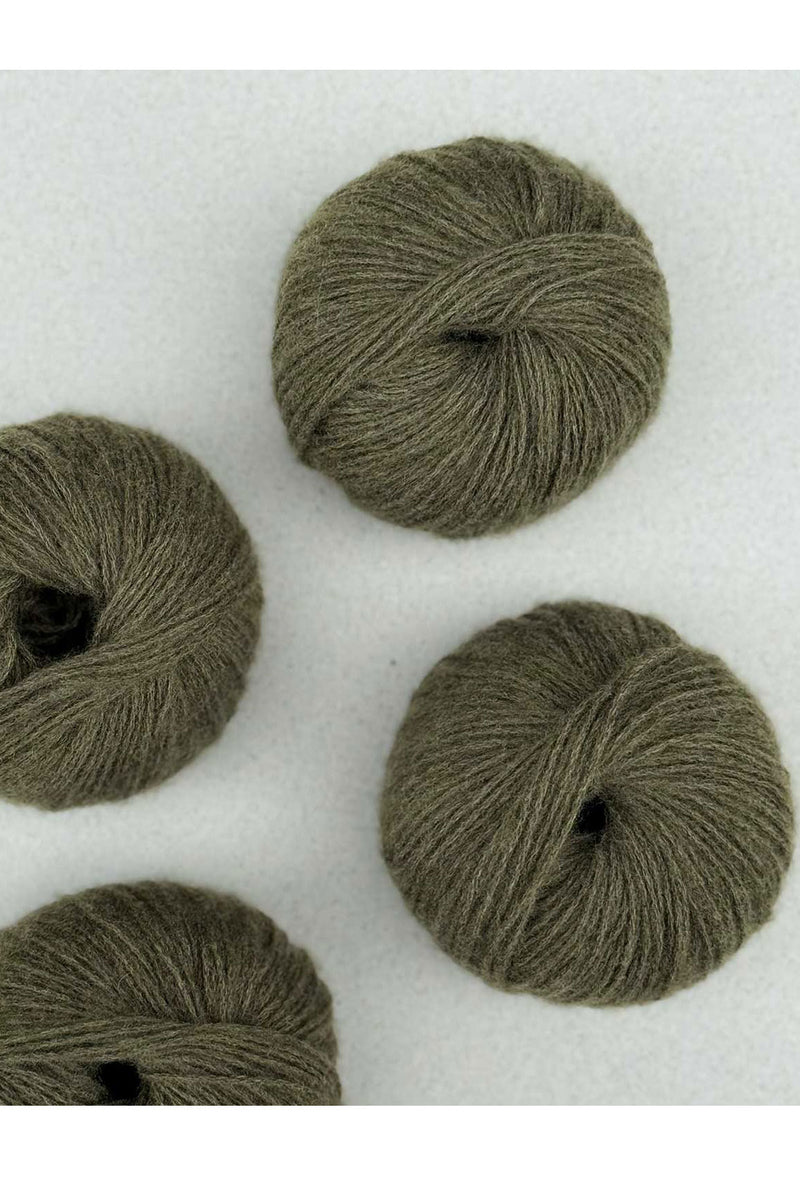 Organic Cashmere 6/28 farve 90 Olive