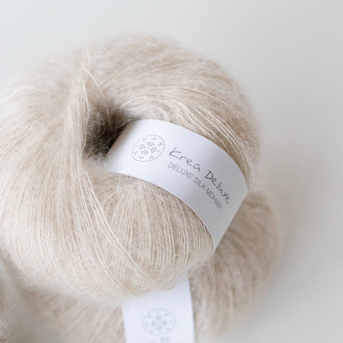 Deluxe Silk Mohair Lys sand 60