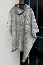 Trefarvet Sommerbluse