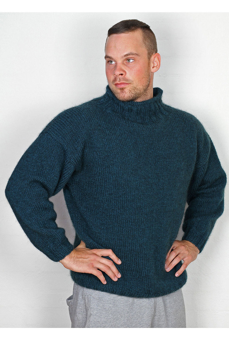 Sweater med ribkrave